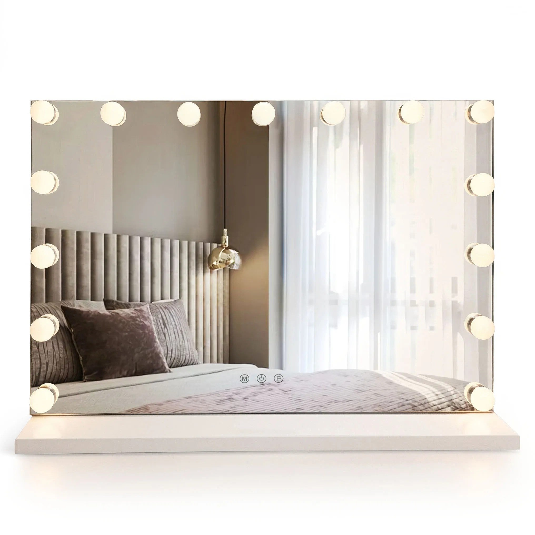 Lustro LED Hollywood Białe 80x60  12