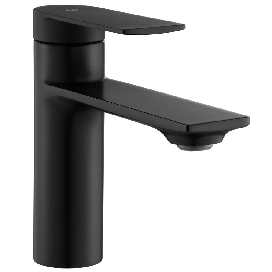 Bateria Umywalkowa REA STORM Czarna Black Niska