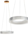 Lampa Wisząca Led Ms001-cp Różowe Złoto 40cm  1