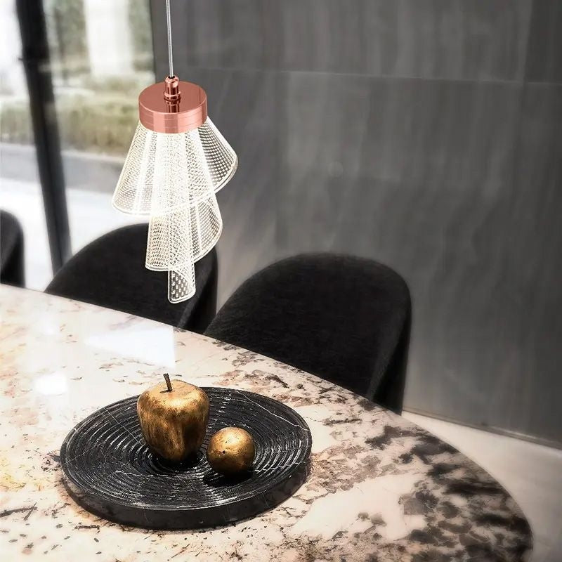 Lampa Sufitowa APP1765-1CP Różowe Złoto  8