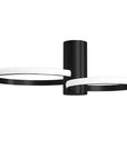 Lampa sufitowa plafon APP1401-CW Czarna