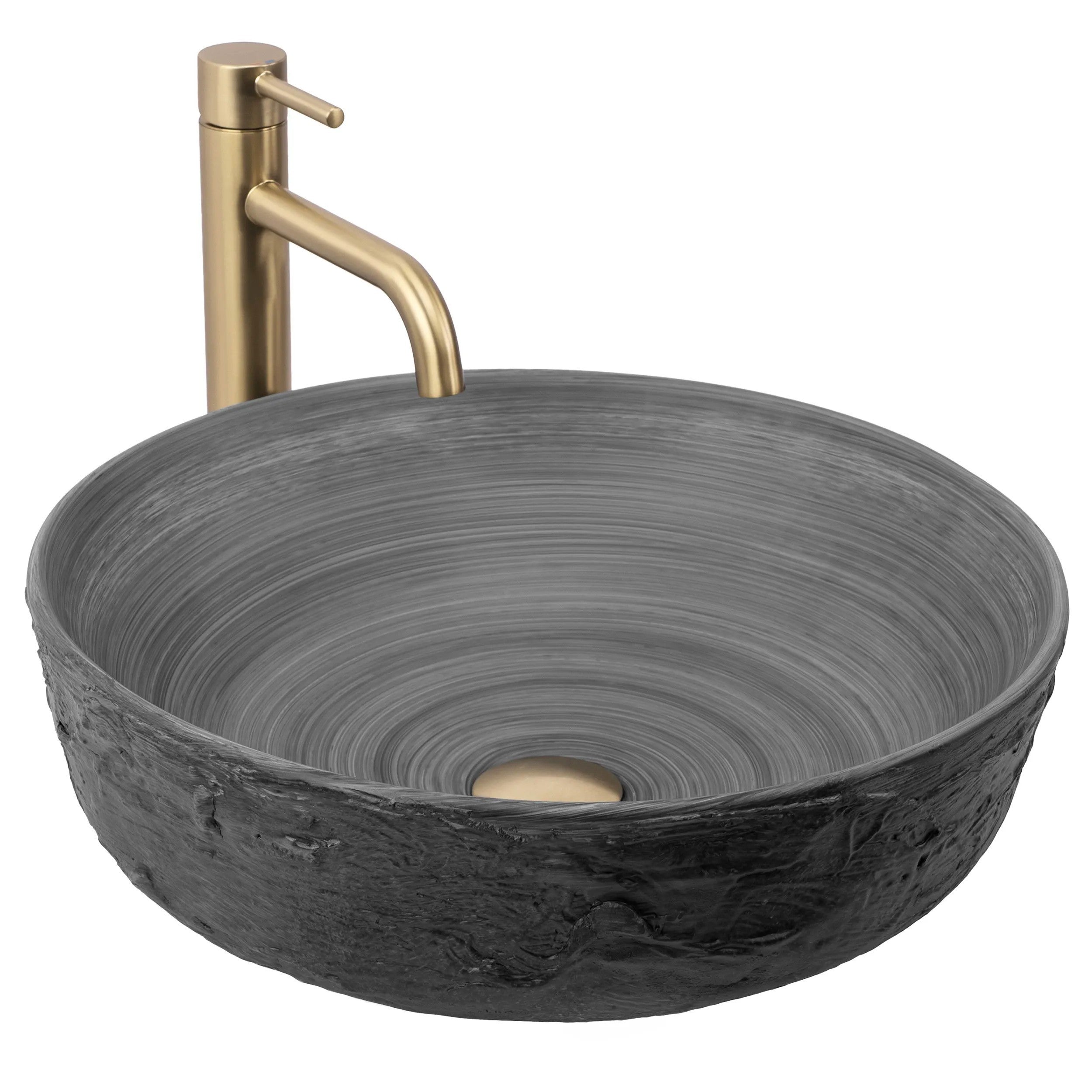 Umywalka nablatowa Rea Babilon Silver  13