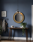 Lampa wisząca szklana loft APP557-1CP 20cm czarna  7