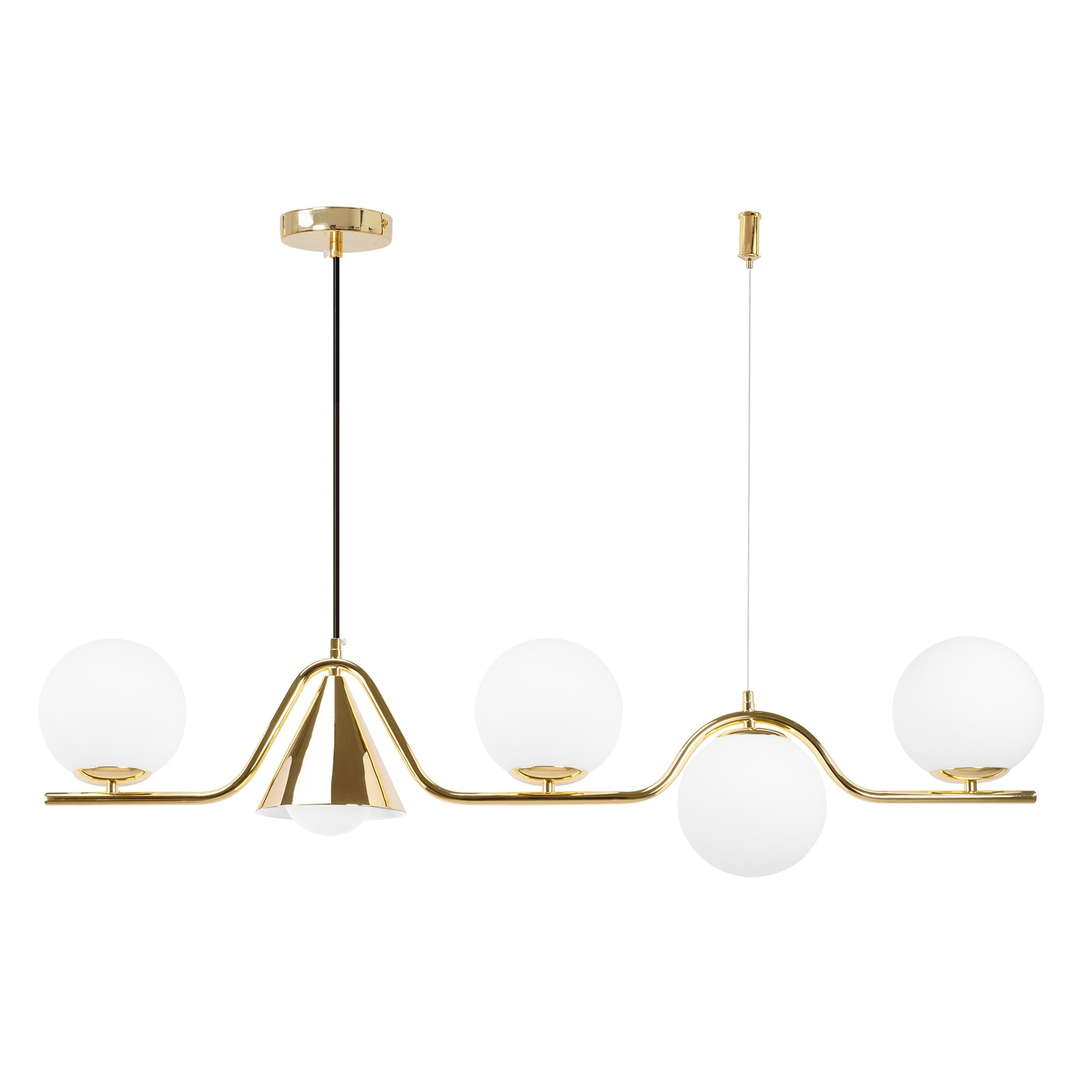 Lampa Sufitowa Wisząca Gold APP1662-5CP  1