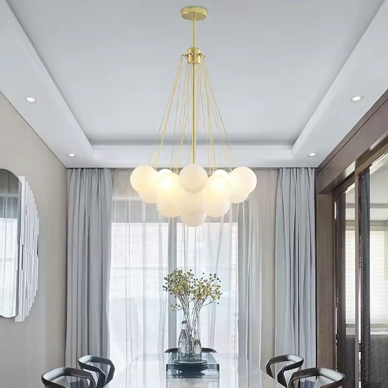Lampa Sufitowa Wisząca APP1688-12CP Złota  10