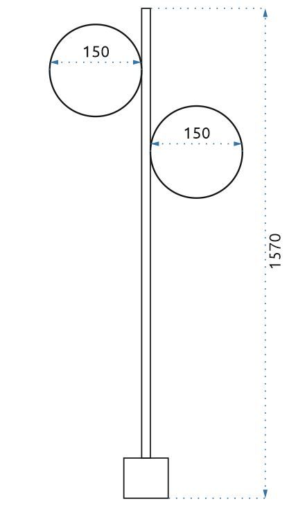 Lampa Stojąca Podłogowa APP916-2F