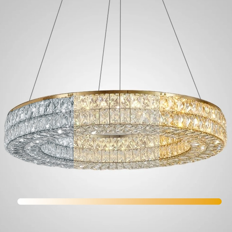 Lampa Sufitowa Wisząca Led App1569-cp Gold 80cm  6