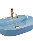 Umywalka REA Aura 61 L.Blue Shiny  1