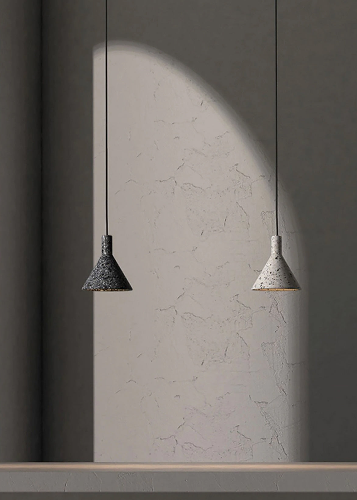 Lampa Wisząca Betonowa APP995-1CP  2