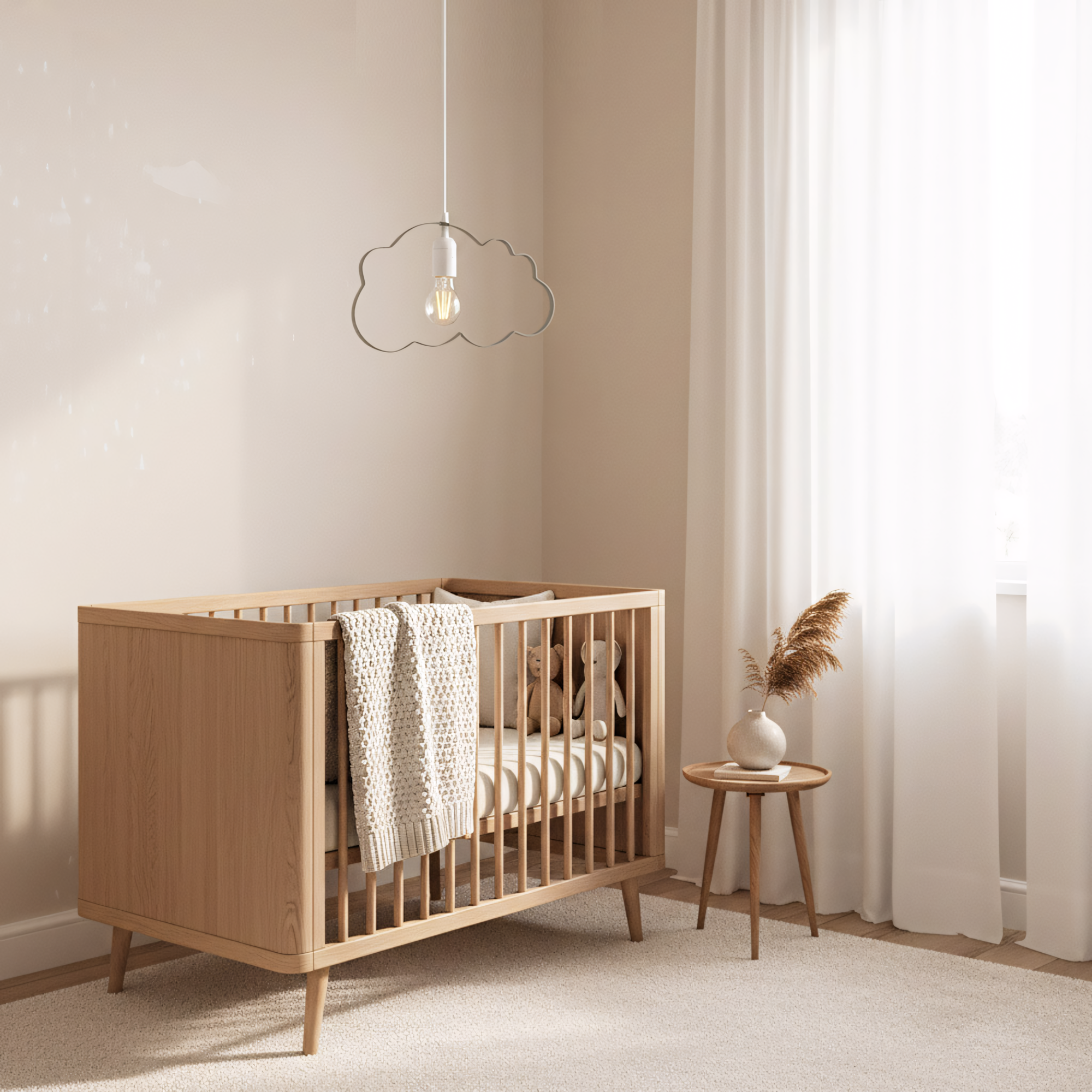 LAMPA WISZĄCA CHMURKA SZARA  9