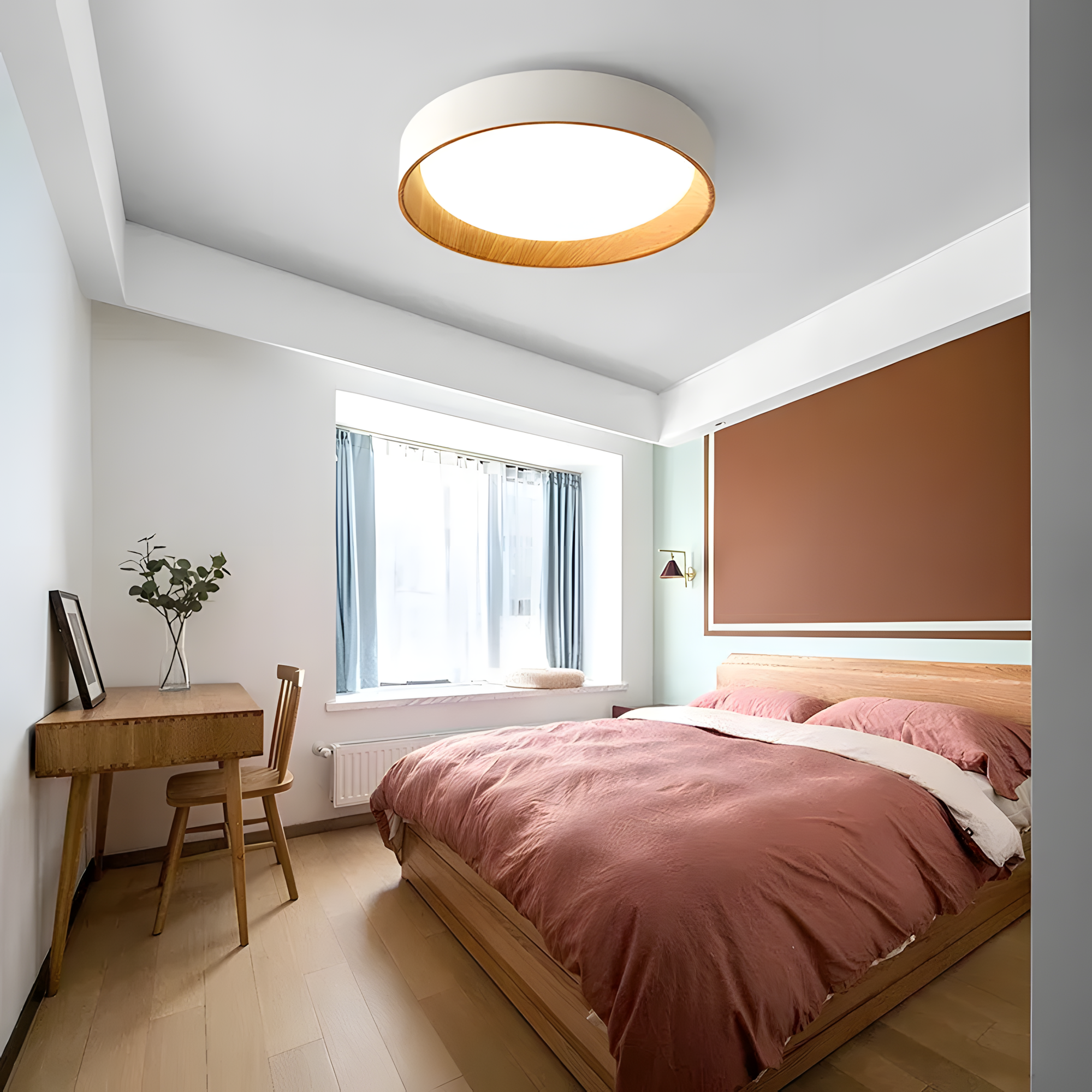 Lampa Sufitowa Plafon G115-c 40cm Wood  3