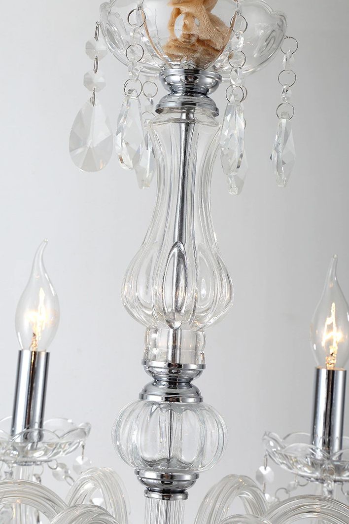 Lampa Kryształowa Żyrandol 300752