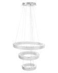 Lampa Wisząca Led Kryształowa Ms008-cp Chrom  7
