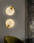 LAMPA ŚCIENNA KINKIET LED APP1385-CW OLD GOLD 30cm