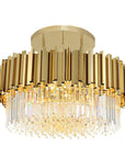 Lampa sufitowa plafon kryształowa APP1100-4CP Złota