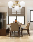 Lampa Sufitowa Złota APP1575-5C  4
