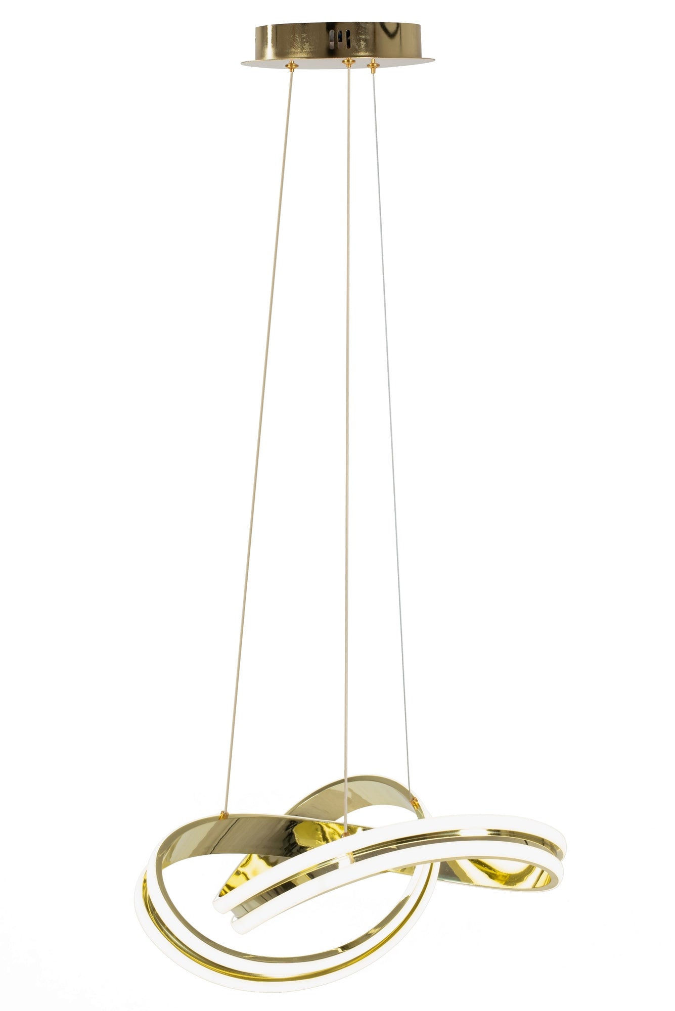 Lampa sufitowa nowoczesna LED + PILOT APP818-CP  Złota  10