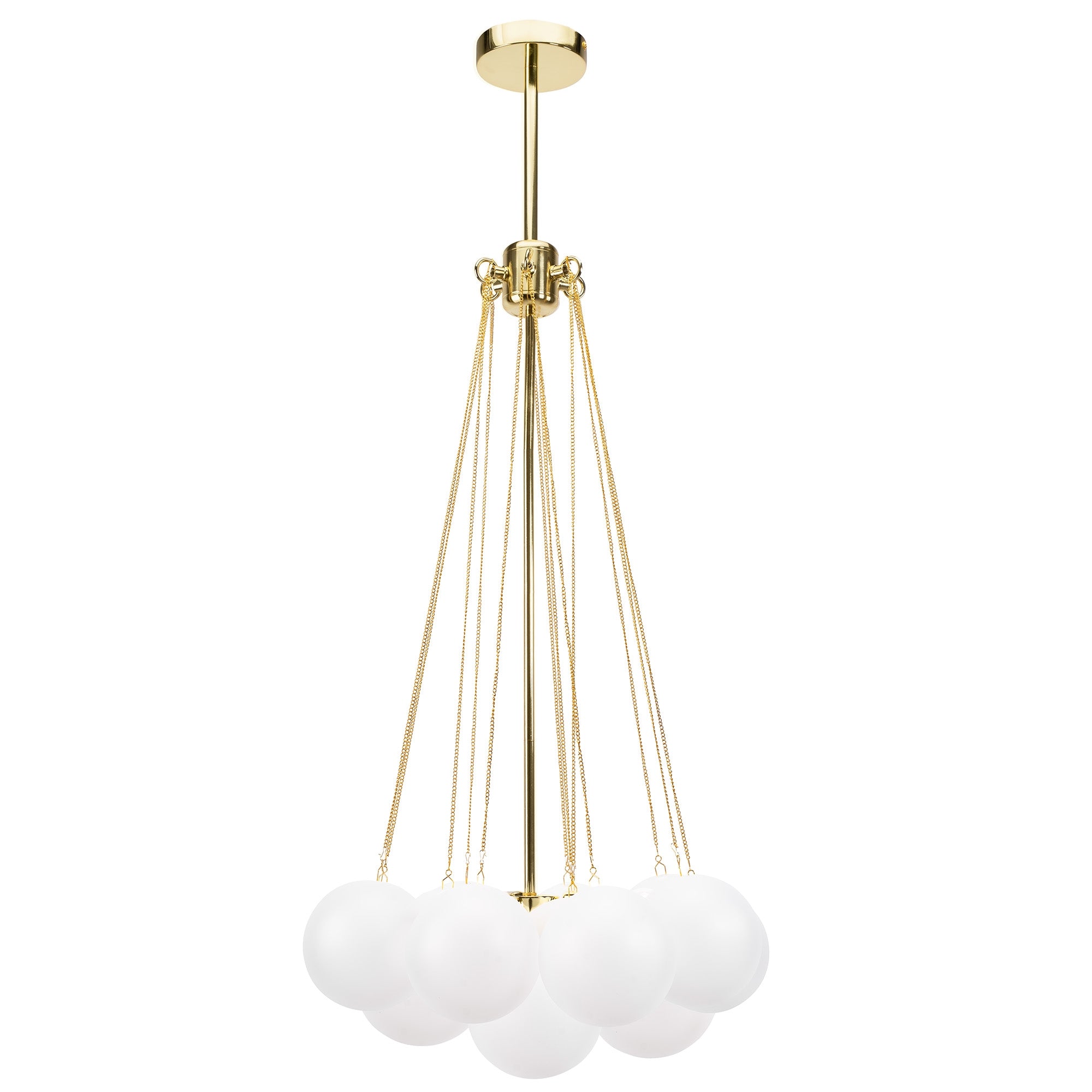 Lampa Sufitowa Wisząca APP1688-12CP Złota  3
