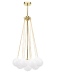 Lampa Sufitowa Wisząca APP1688-12CP Złota  3