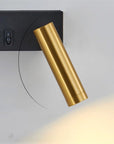 LAMPA ŚCIENNA KINKIET APP1439-W BLACK GOLD