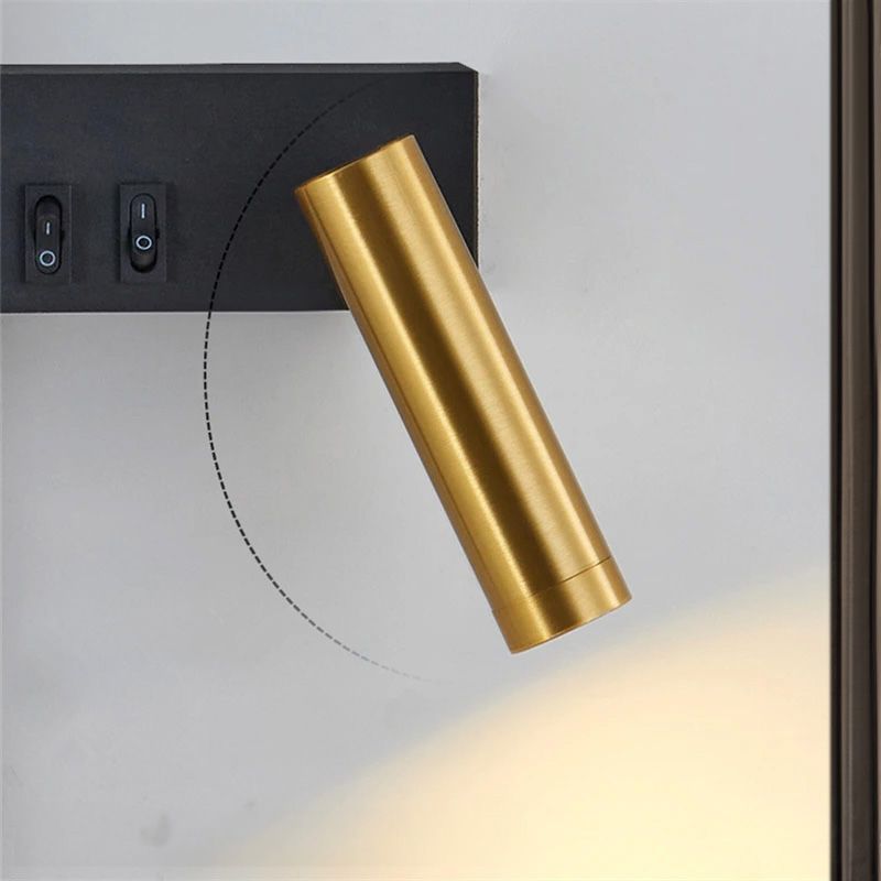 LAMPA ŚCIENNA KINKIET APP1439-W BLACK GOLD