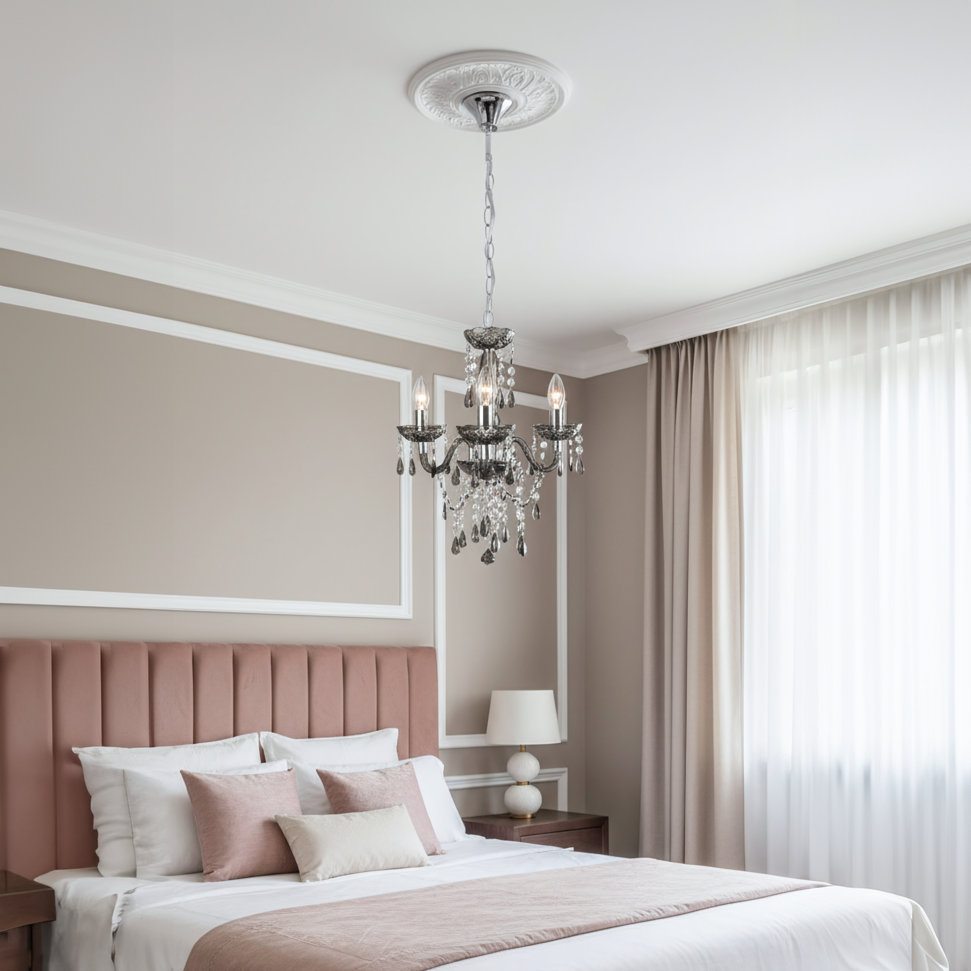 Lampa Sufitowa Wisząca Ebt007-3cp Grey  3