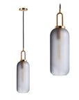 Lampa Sufitowa Wisząca Szklana Tuba APP628-1CP