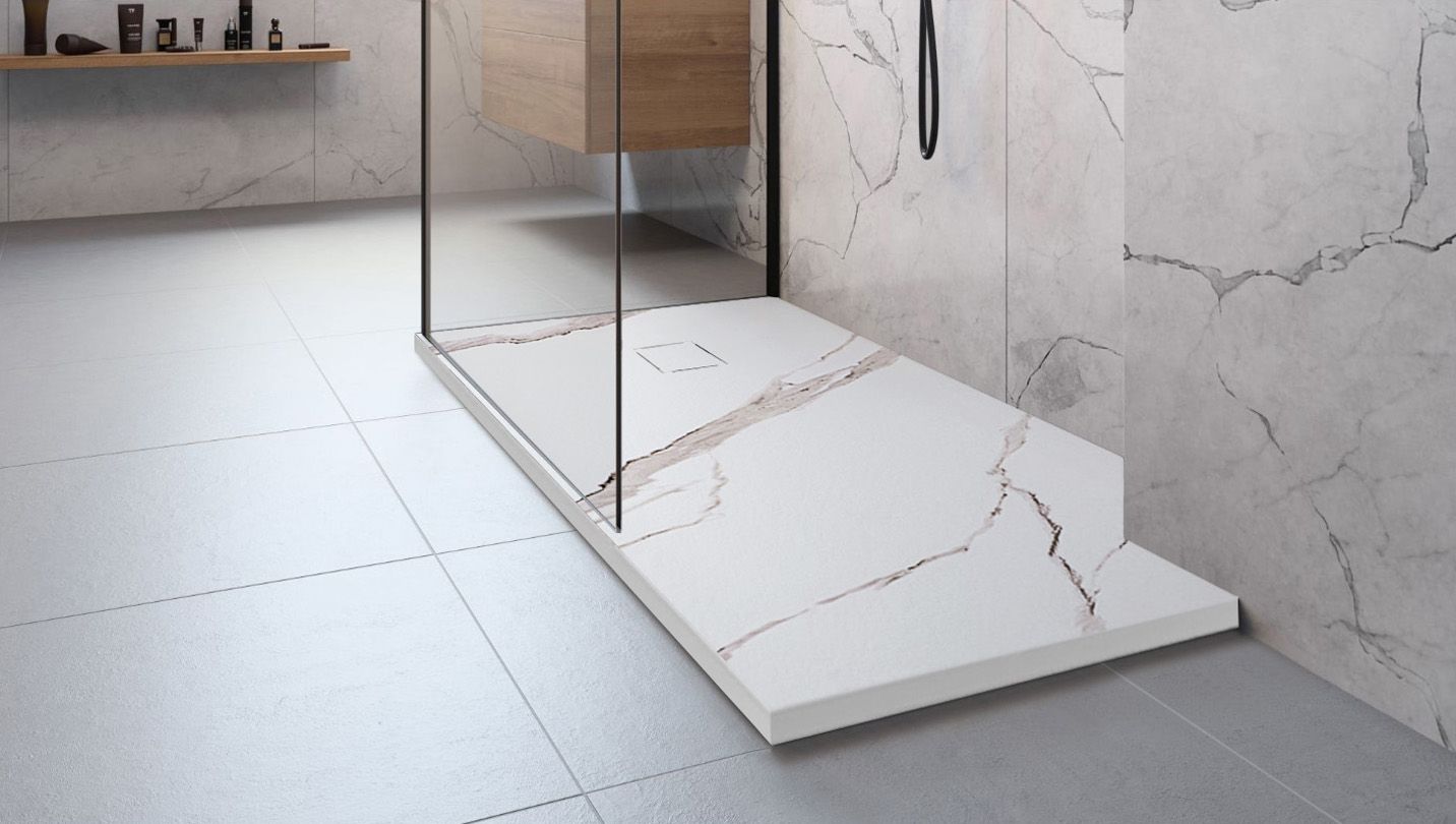 Brodzik prysznicowy Magnum CARRARA WHITE 90x90