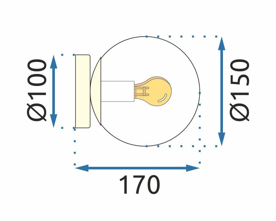 Lampa Wisząca APP1156-1C Złoty