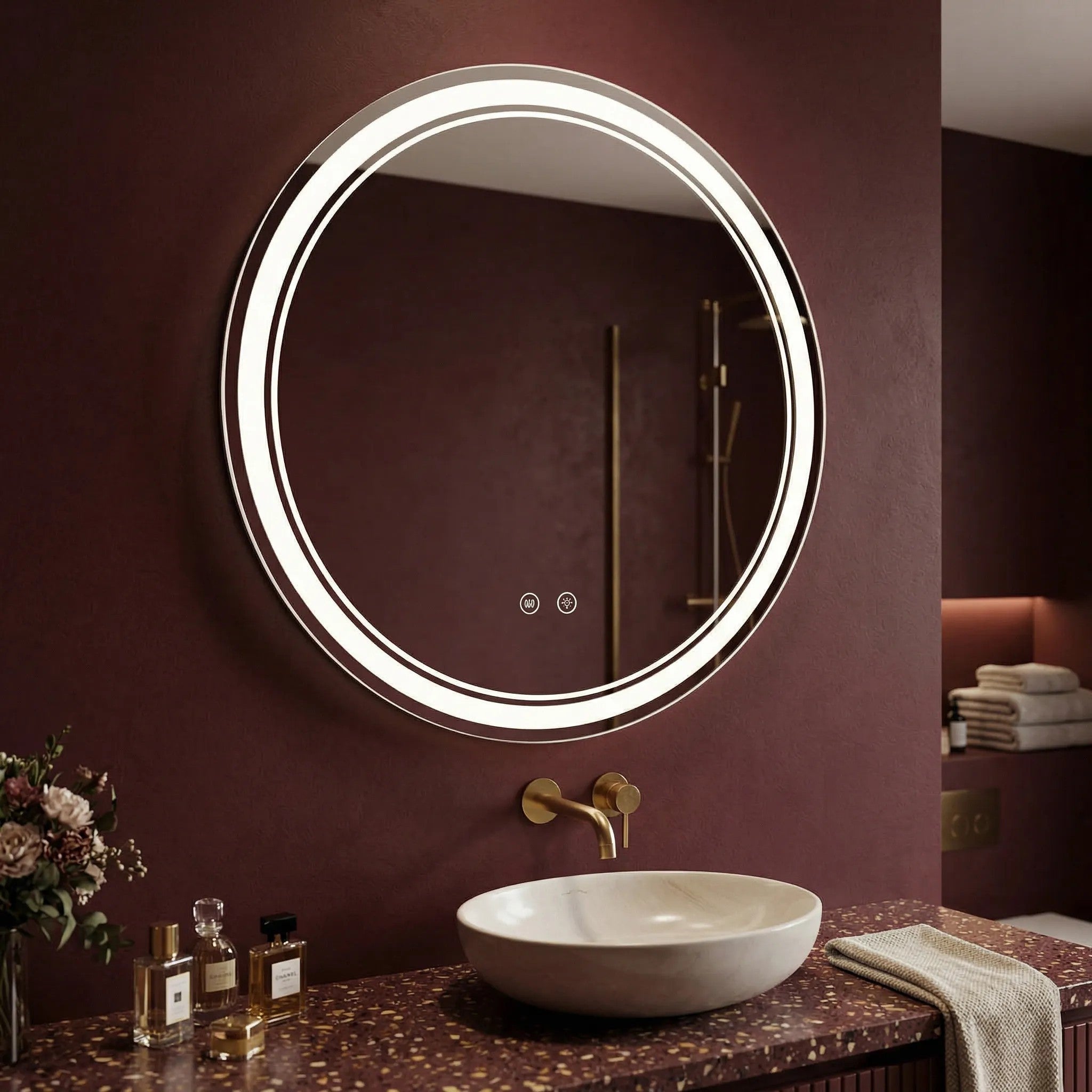 Lustro ścienne LED SOFT 70  1