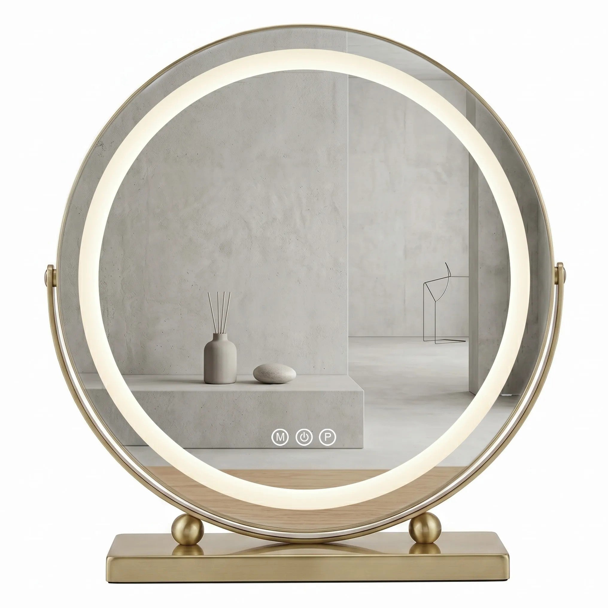 Lustro LED MAKE-UP L.Gold 50 cm  1