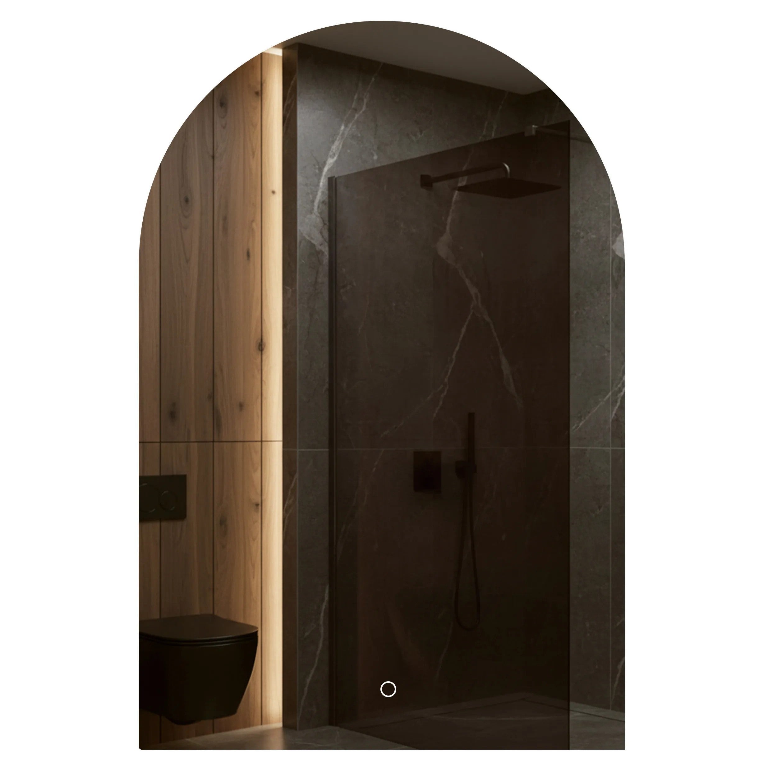 Lustro ścienne LED 90x60cm TOP-1  1