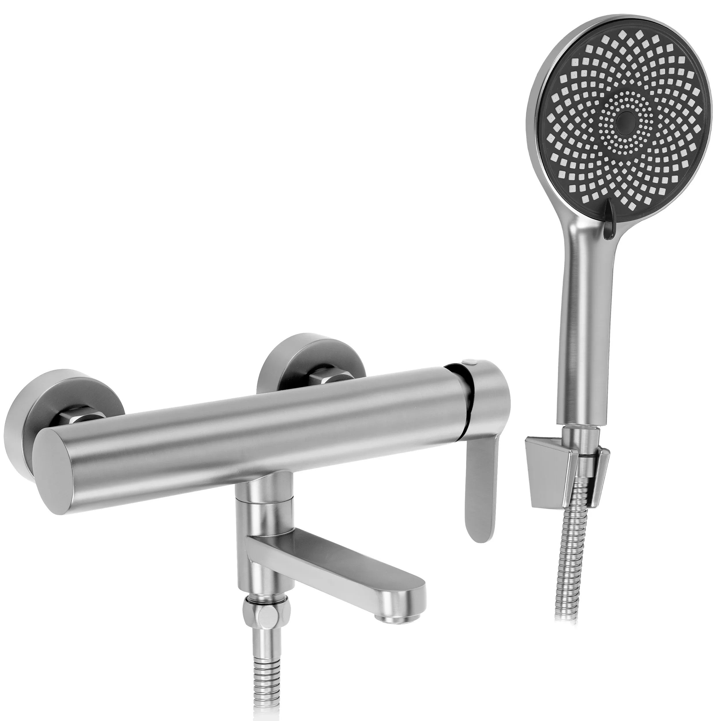 Bateria wannowa Rea Arcos Nikiel Szczotkowany  1