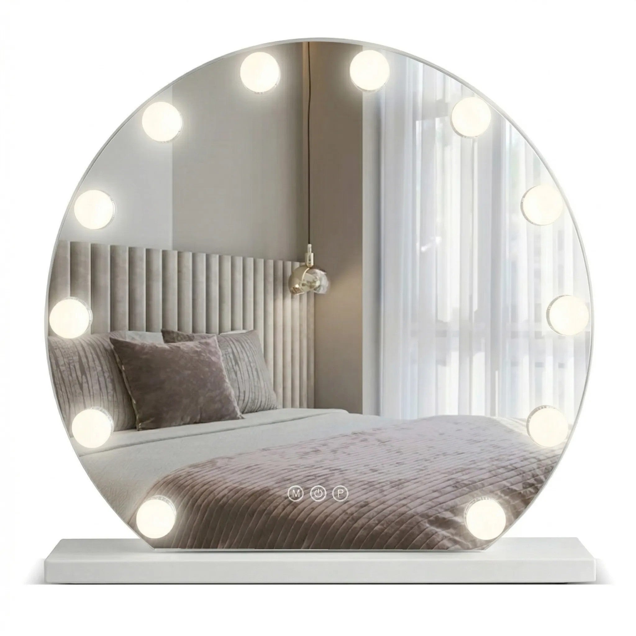 Lustro LED Hollywood Okrągłe White 50 cm  1
