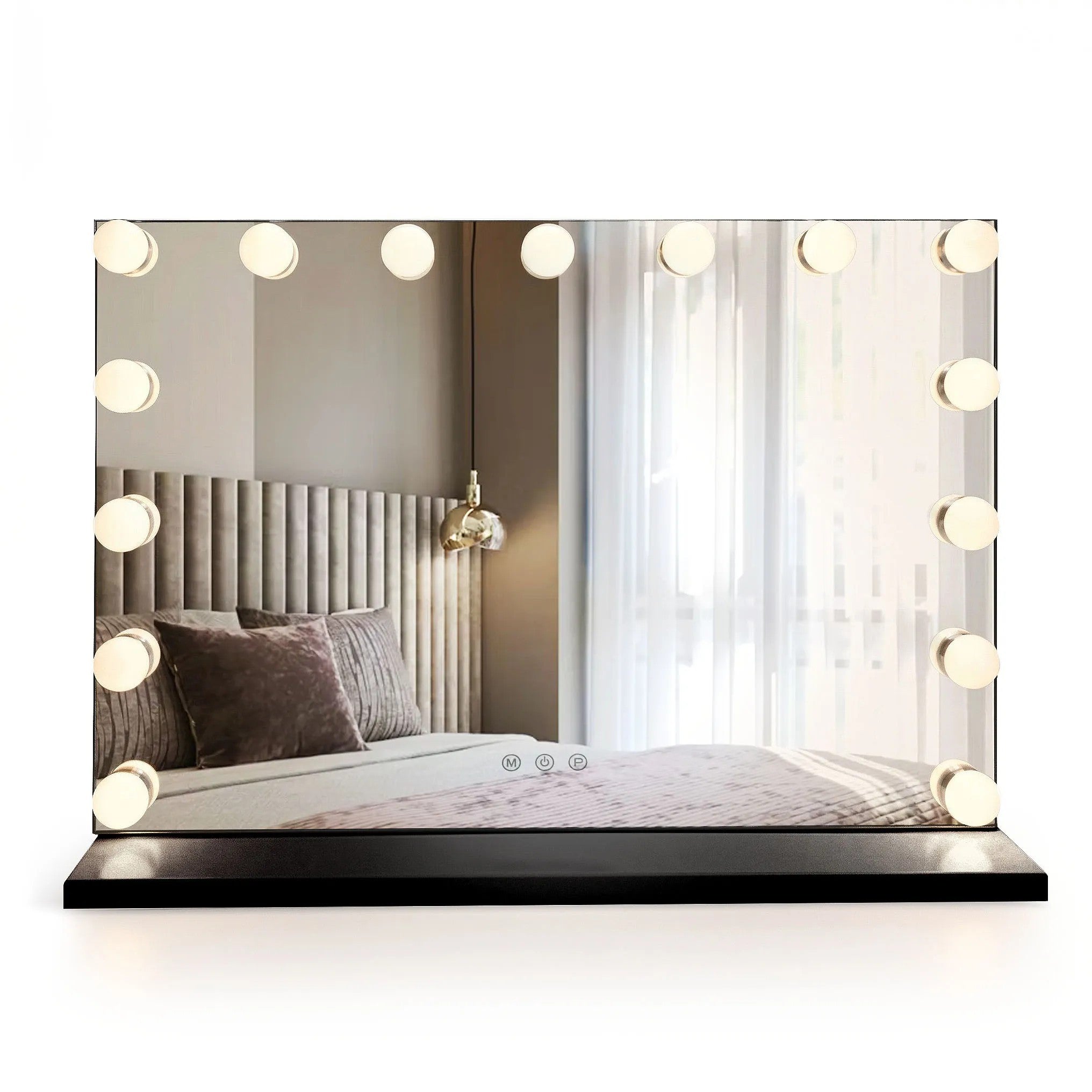 Lustro LED Hollywood Czarne  1