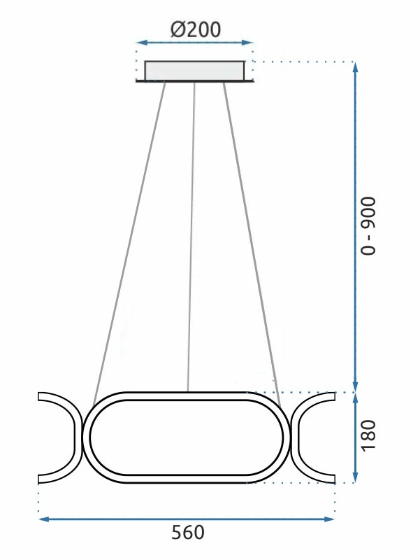 LAMPA SUFITOWA Z PILOTEM PLAFON LED APP792-CP  6