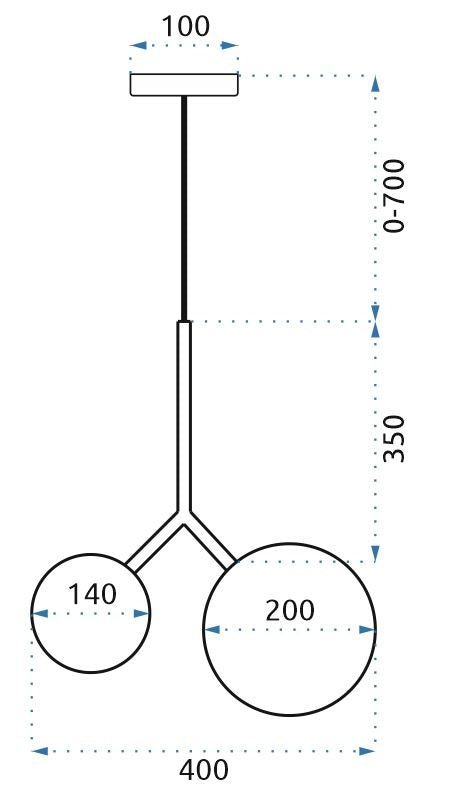 Lampa Wisząca APP1013-2CP  9