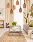 Lampa Sufitowa Wisząca APP1822-6CP Nature Black  6