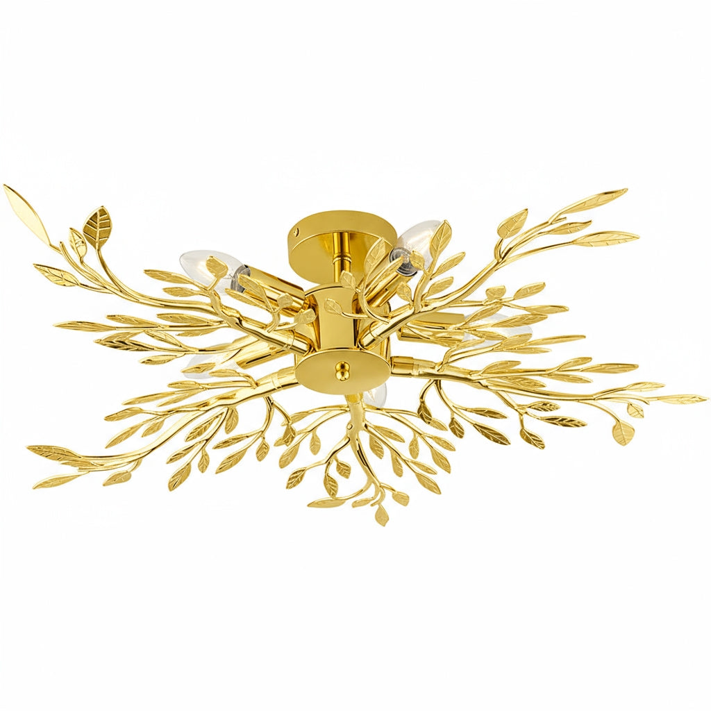 Lampa Sufitowa Ebt022-5c Złota  4