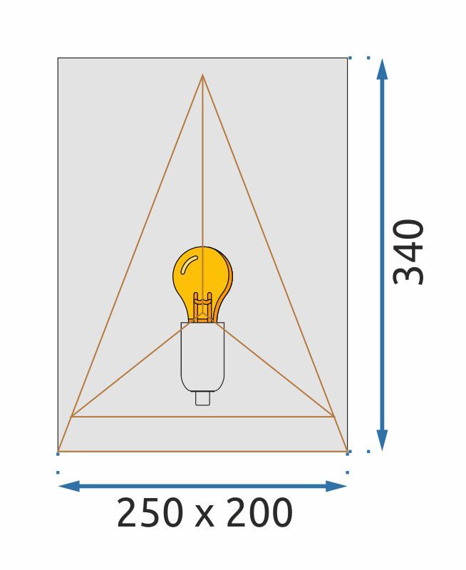 Lampa Ścienna Kinkiet App1095-1W Czarna