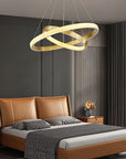 Lampa Sufitowa Wisząca Led App1772-cp Złoto Szczotkowane  16