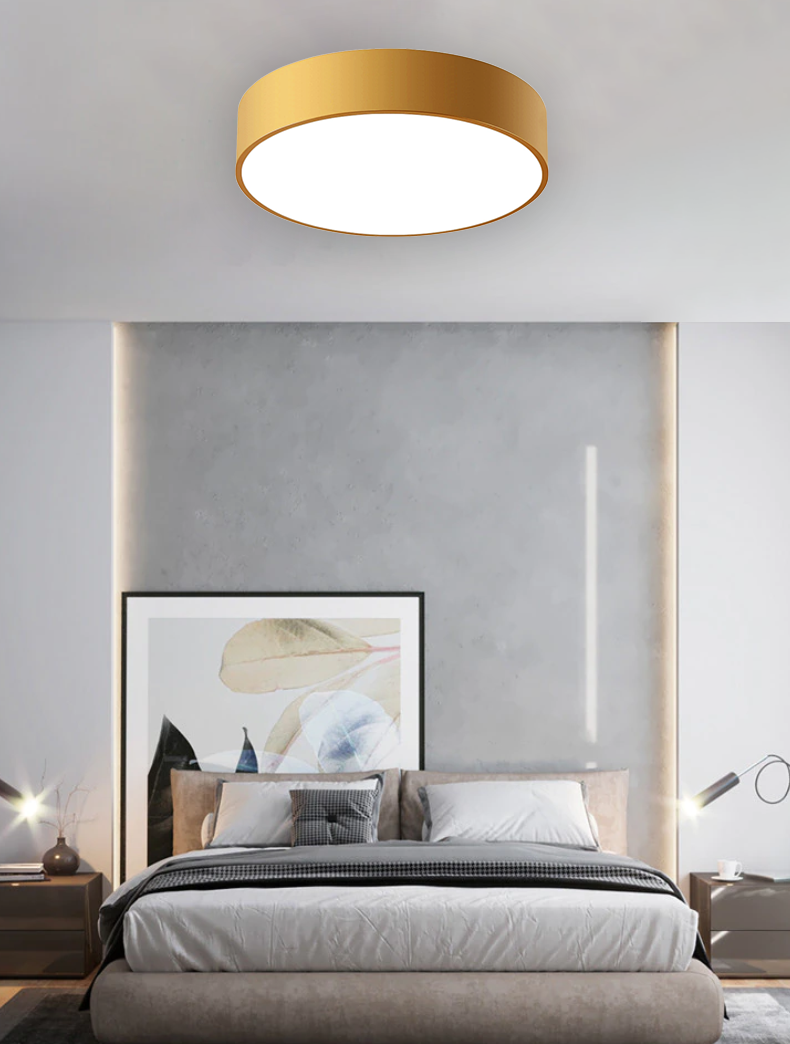 Lampa Plafon Classic APP872-C 30 cm Złota
