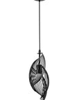 Lampa sufitowa nowoczesna loft APP977-1CP Czarna