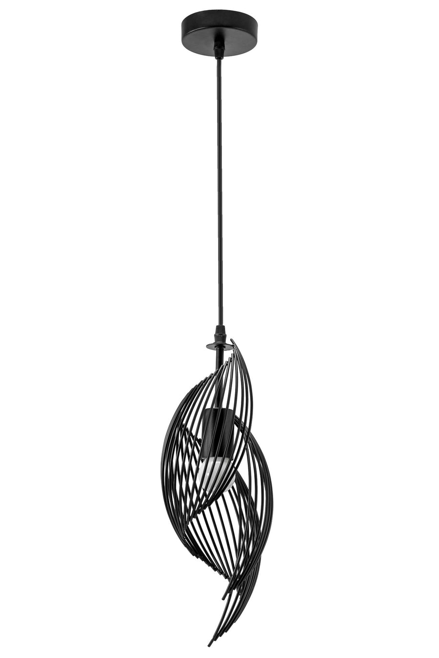 Lampa sufitowa nowoczesna loft APP977-1CP Czarna