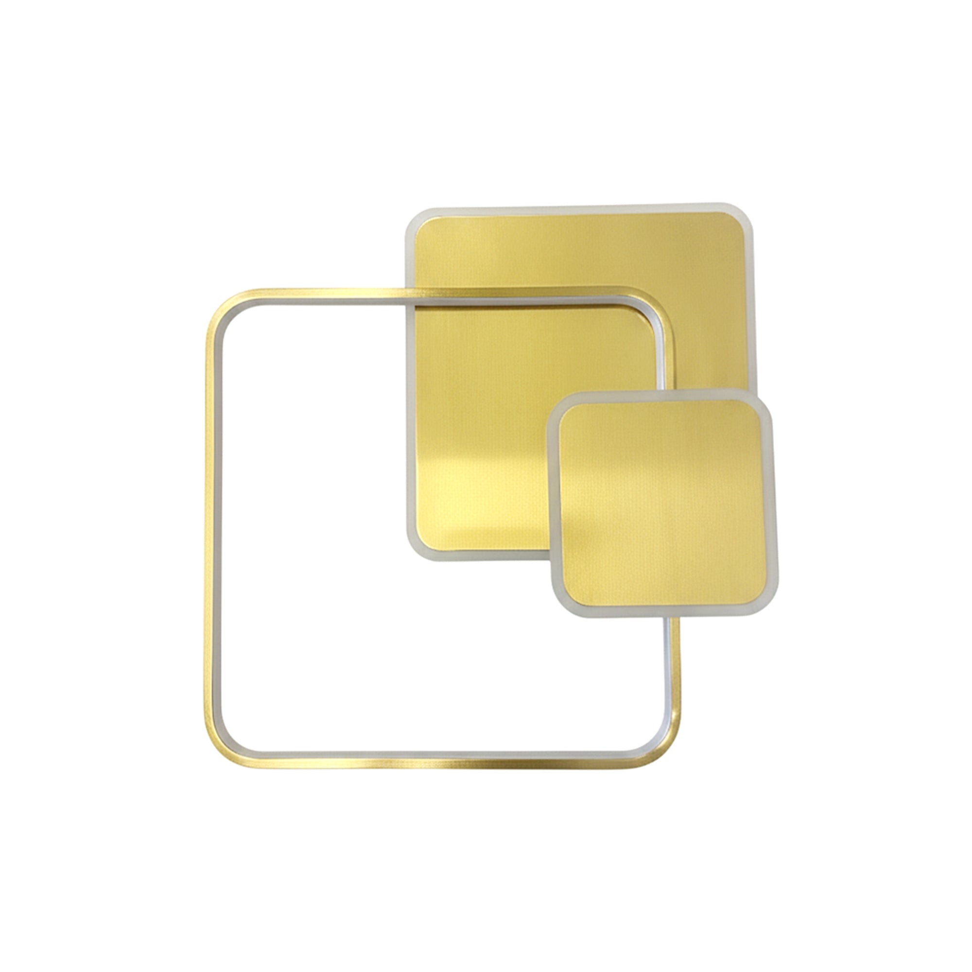 Lampa sufitowa APP1714-C plafon LED Złota Szczotkowana + pilot  3
