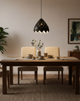 Lampa Sufitowa Wisząca Metalowa APP338-1CP Czarna  3