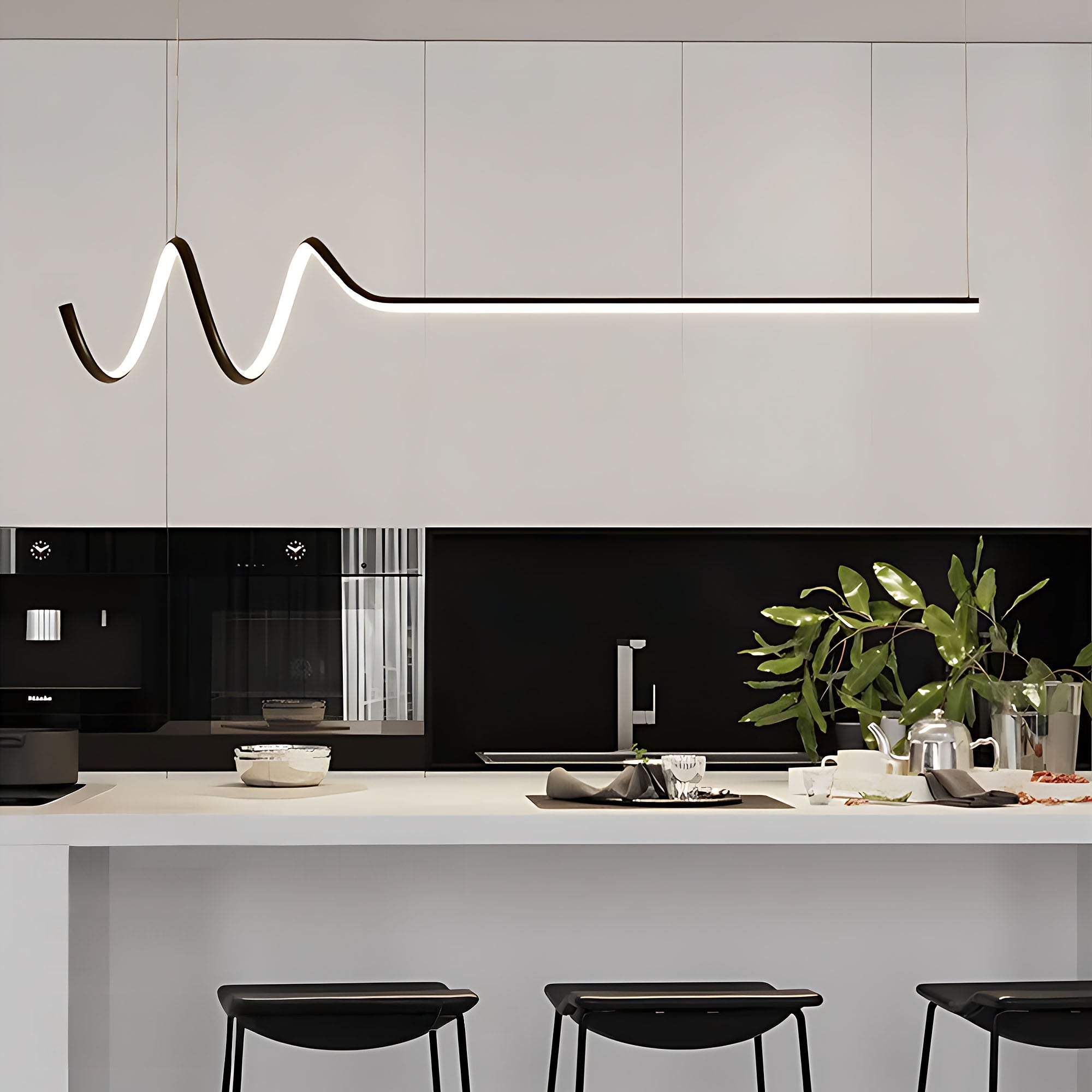 Lampa Wisząca Lhj030-cp 120cm Black  3