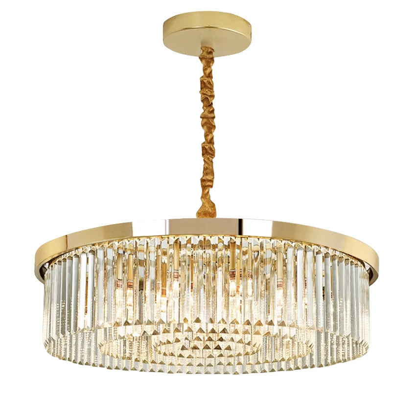 Lampa kryształowa wisząca APP1531-8CP4 Złota  1