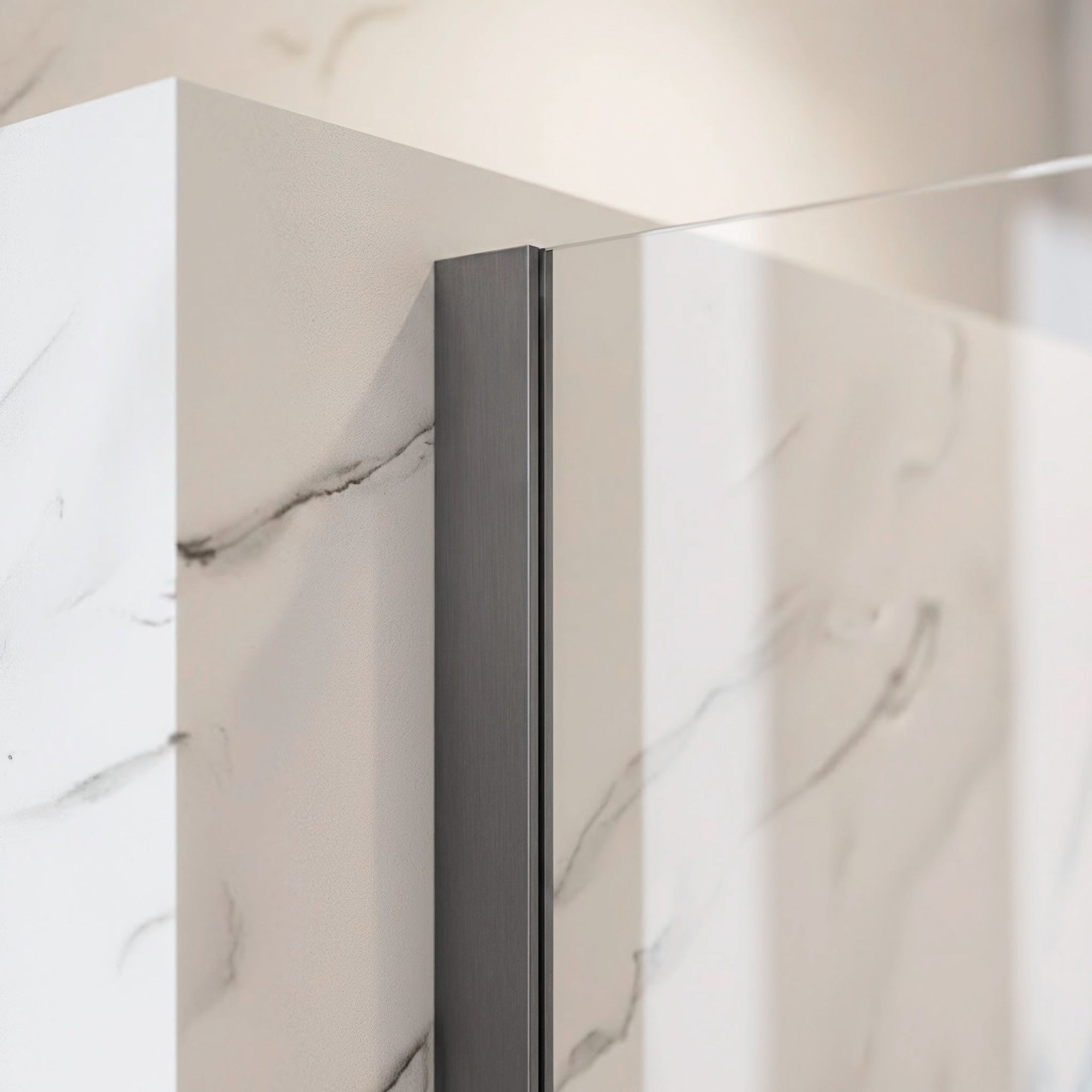Kabina prysznicowa Walk-In Rea Flexi Transparent / Tytan 100  6
