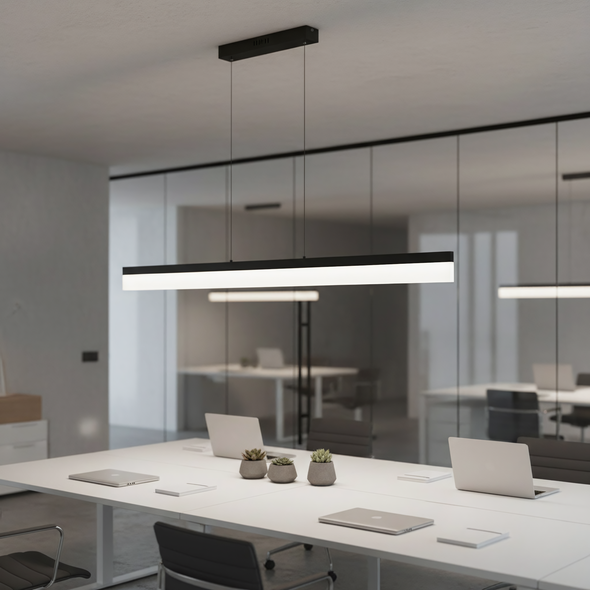 Lampa Wisząca Led App1692-cp 120 Cm Czarna  2